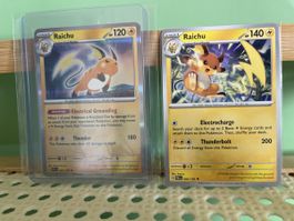 Raichu 026/165 + 064/193 Pokémon 151 Paldea Evolved 
