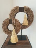 🐸 10 x goldene QUASTE / Troddel / Bommel / Houppe / Tassel