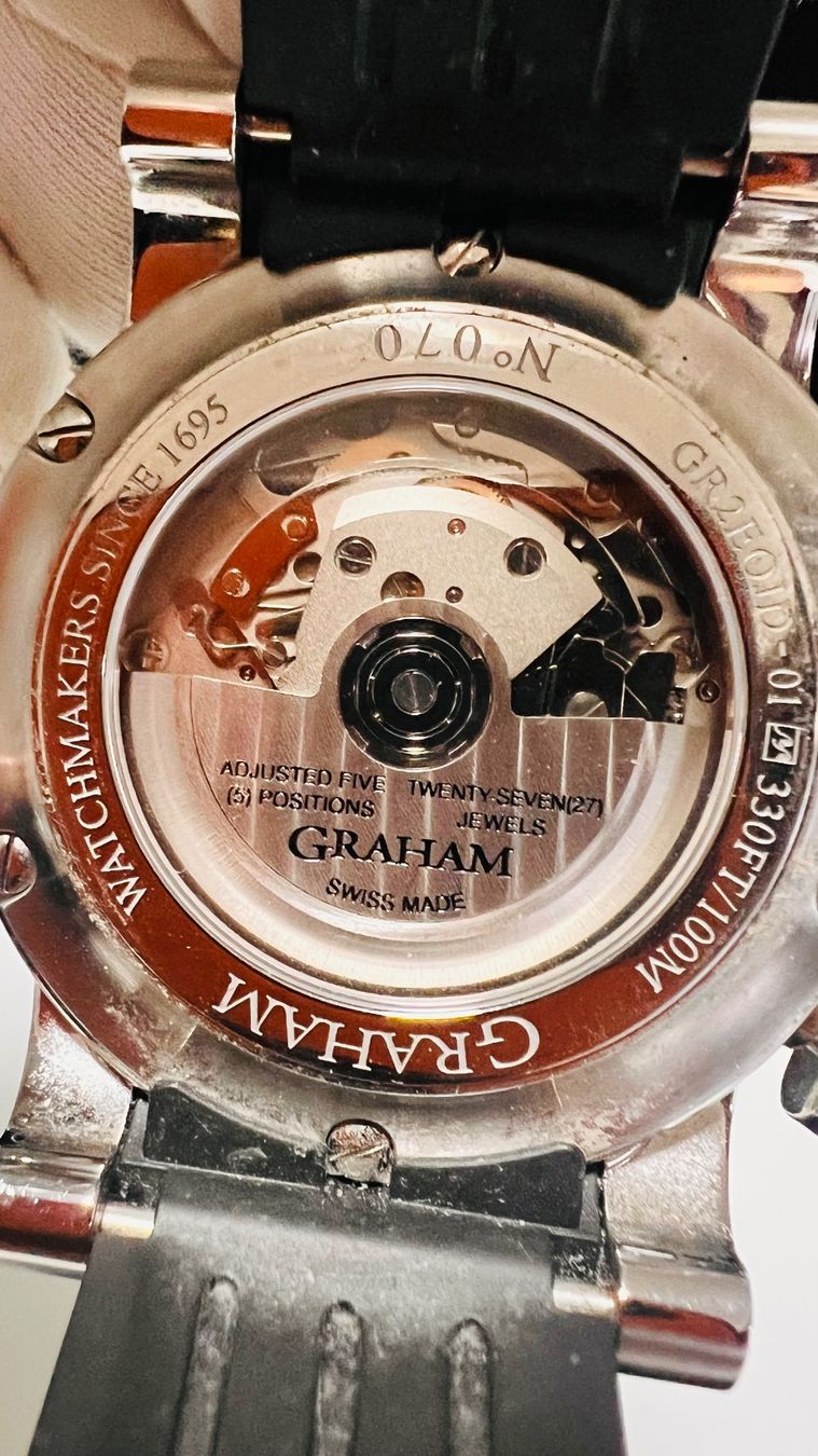 Graham Orologi: GRAHAM SILVERSTONE RACING STOWE CHRONOGRAPH – Usato da Giubiasco venduto da effe56 5