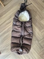 Warmer Fusssack Fillikid gefüttert, braun 