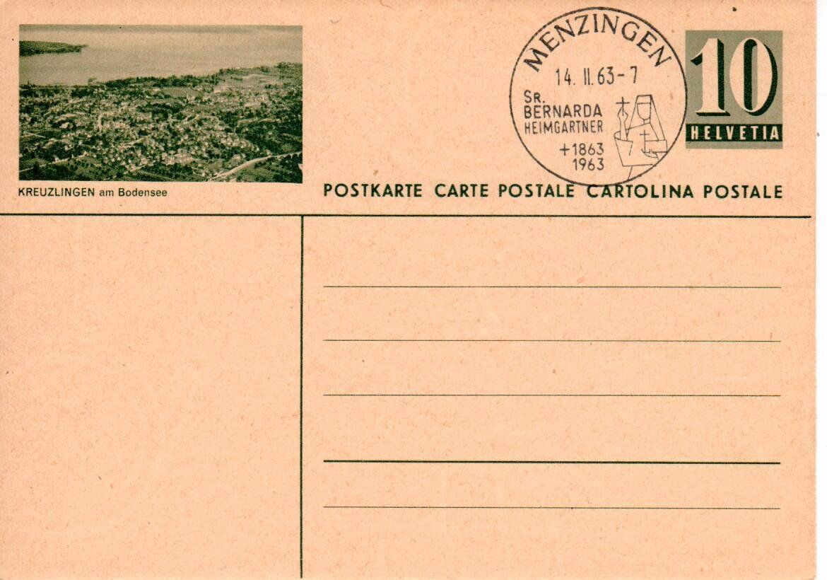 Tutti i francobolli: Bildpostkarte Kreuzlingen am Bodensee – Usato da Wolhusen venduto da Curver9