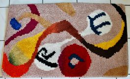 DESIGN TEPPICH OD. WANDTEPPICH. HANDGEKNÖPFT. 20.JAHRH.