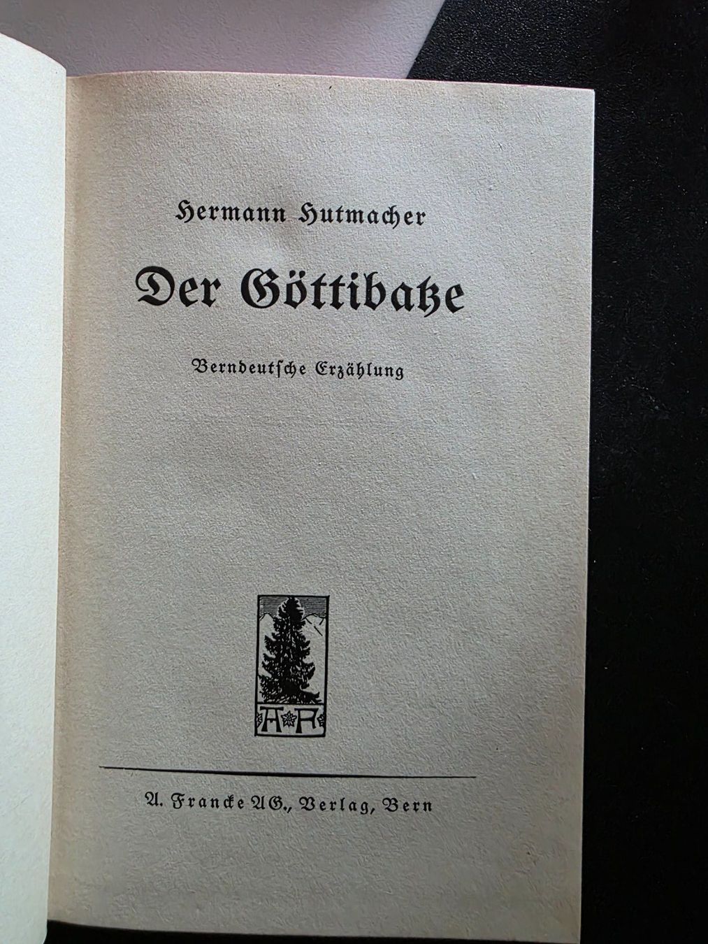 Libri: Hermann Hutmacher - Der Göttibatze - Berndeutsche E. - 1936 – Usato da Walterswil BE venduto da Lonitti 4