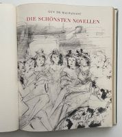 Guy de Maupassant -Die schönsten Novellen, Top Zustand illu.