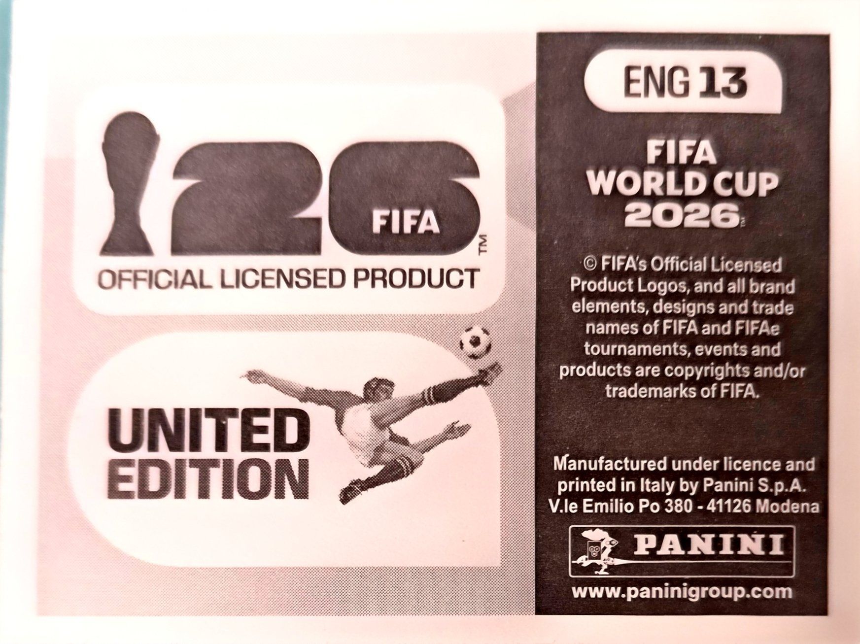 Panini Carte collezionabili: Carte FIFA World Cup 2026 ENG 13 – Usato da Clarens venduto da rim_g98y 1
