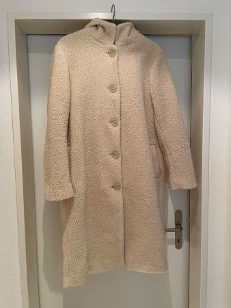 Wintermantel / Teddy Jacke von BPC, Grösse 40, Beige Top!