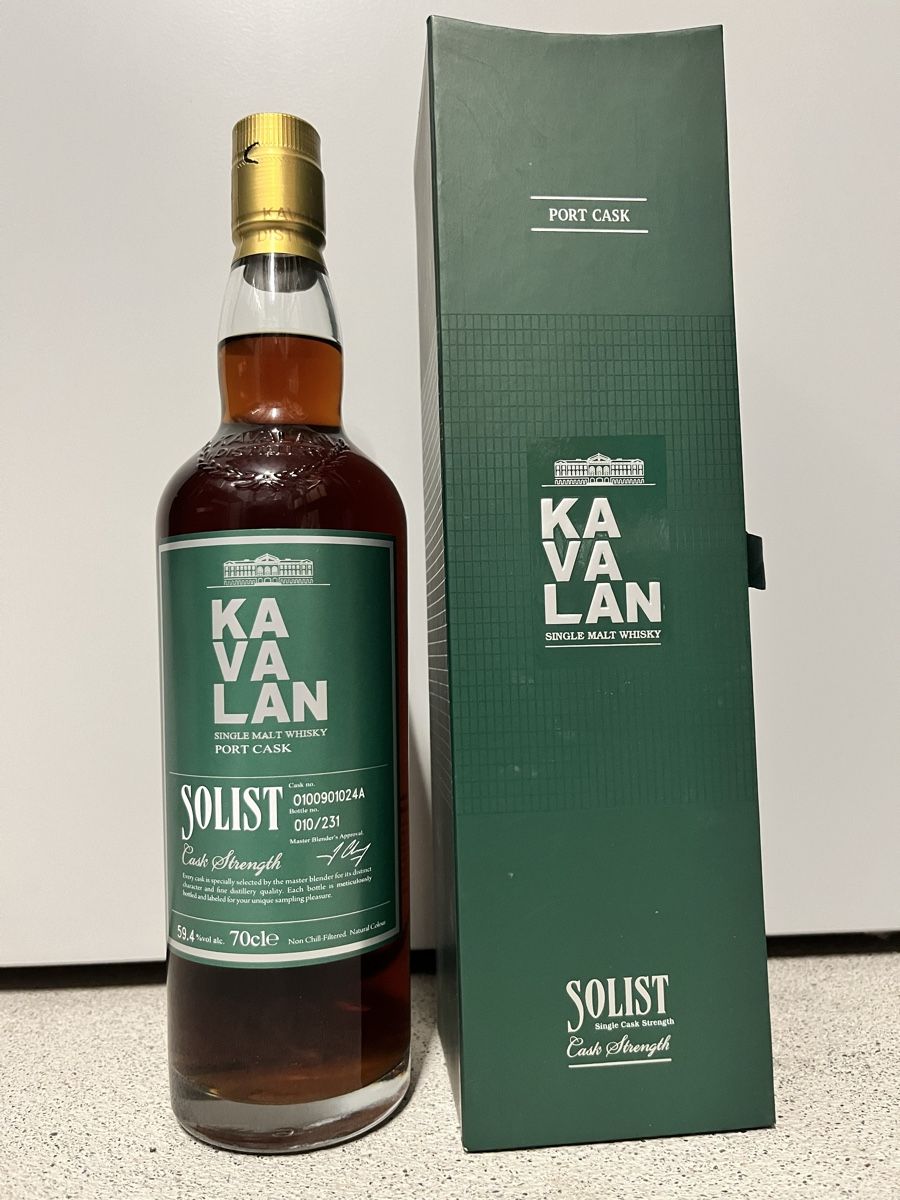 Kavalan Spirituosen: Kavalan Solist Port 7yo – Neu und originalverpackt aus Mönchaltorf von Drammer