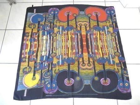 Hundertwasser  Seiden-Foulard