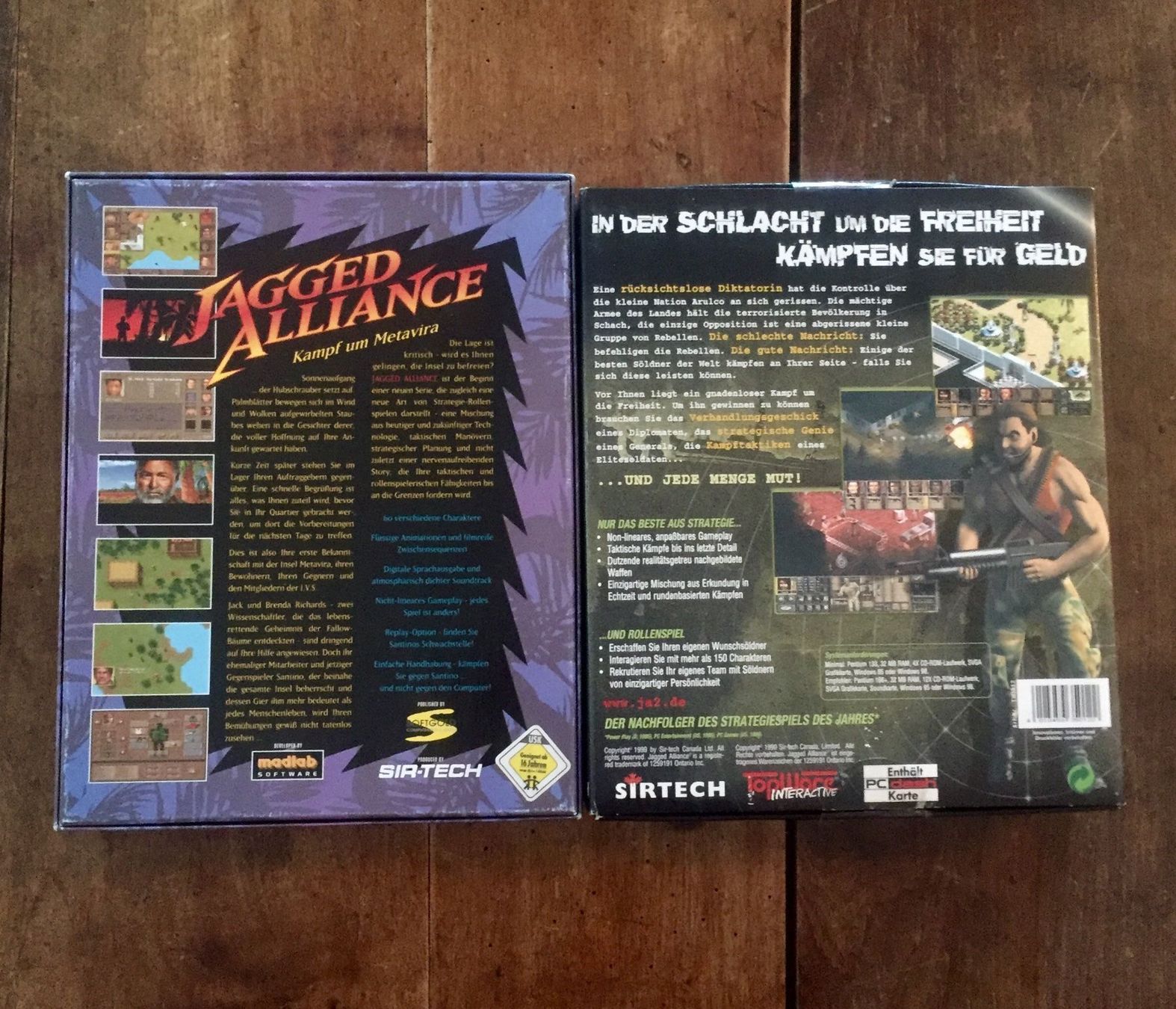 Giochi: Jagged Alliance 1 + 2 Big Box **RAR** – Usato da Chur venduto da Hechtl2 1