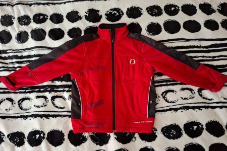 Softshelljacke rot gr.116(zum Austragen!!)