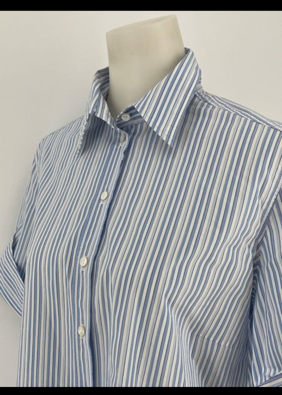 Van Laack Blusen: Bluse Gr. 48 von van Laack blau /weiss gestreift – Gebraucht aus Zürich von mer_6tqg 3