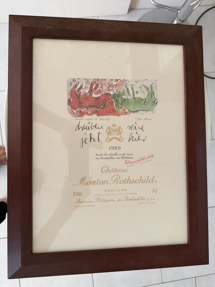 Grafica & Litografie: Litho von Chateau Mouton Rothschild – Usato da Unterentfelden venduto da Us1502