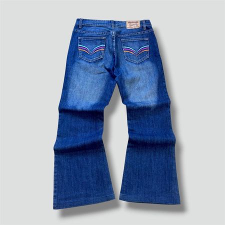 Jing Huang vintage floral baggy jeans
