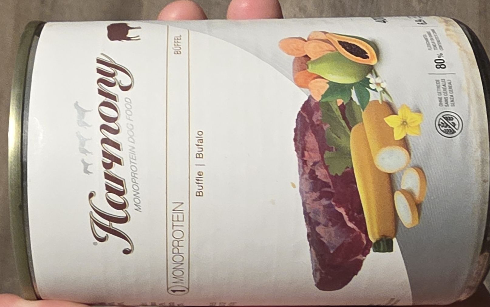 Mangimi: Harmony Monoprotein Hundefutter Büffel Dose neu – Nuovo e nell'imballaggio originale da Egnach venduto da jes_jsx9