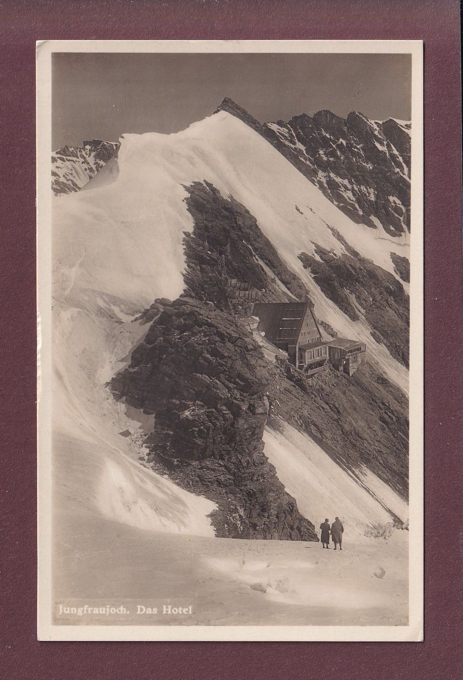 Cartes postales: JUNGFRAUJOCH - Hotel - Leute – D'occasion à Pully par nicecards