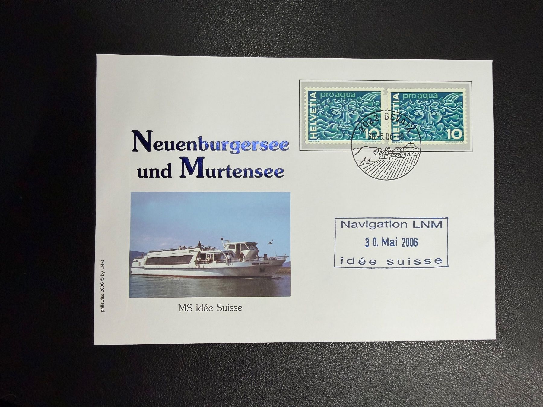 Alle Briefmarken: Schweizer Schiffspost Neuenburger-und Murtensee Idée Suisse – Gebraucht aus oberrüti von jeanmei
