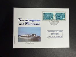 Schweizer Schiffspost Neuenburger-und Murtensee Idée Suisse