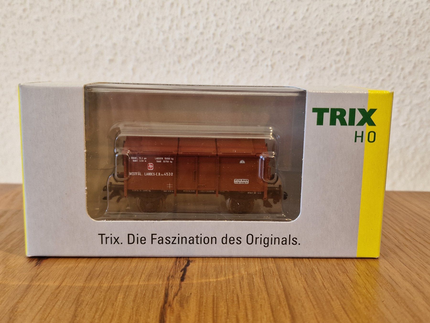 Trix Modellini di ferrovie: Klappdeckelwagen WLE H0 – Nuovo e nell'imballaggio originale da Matten b. Interlaken venduto da lor_hr9w 4