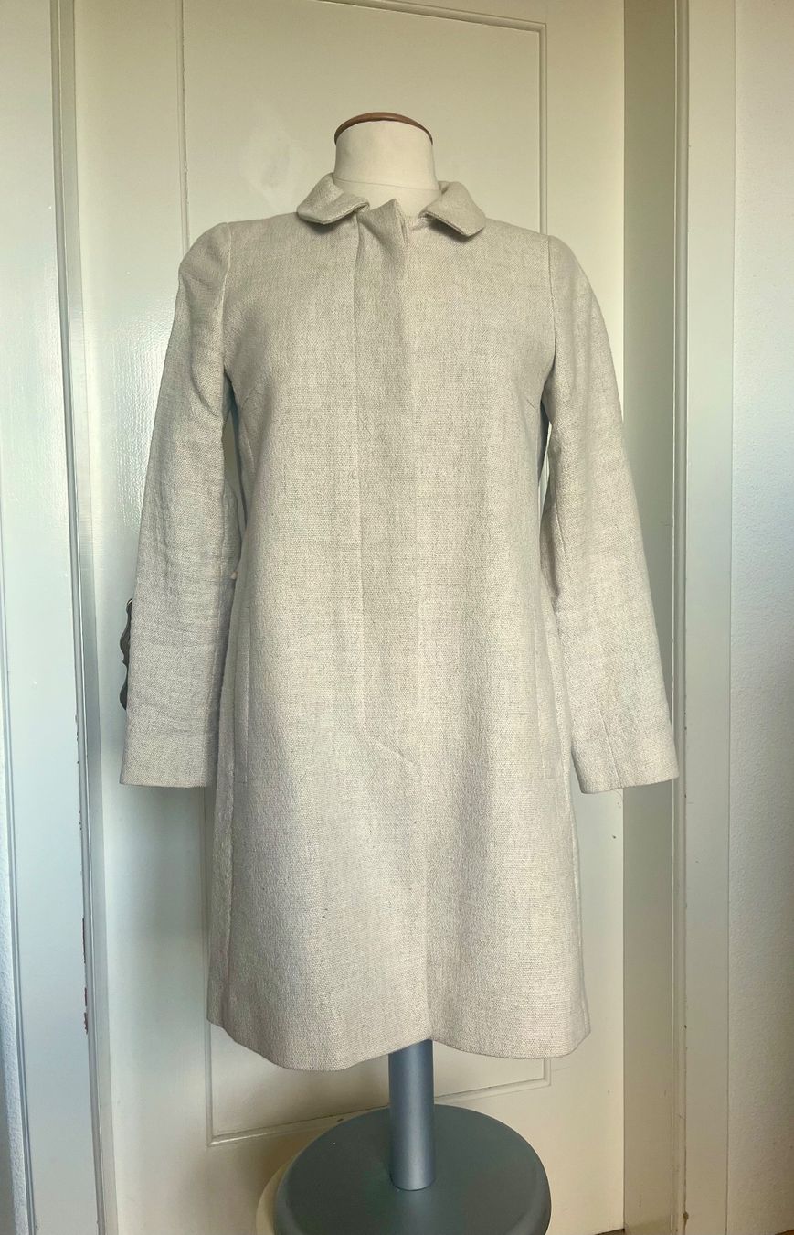 Massimo Dutti Cappotti: Massimo Dutti: heller Sommermantel, Leinen/Baumwolle, M, 40 – Usato da Luzern venduto da ellitussi 2