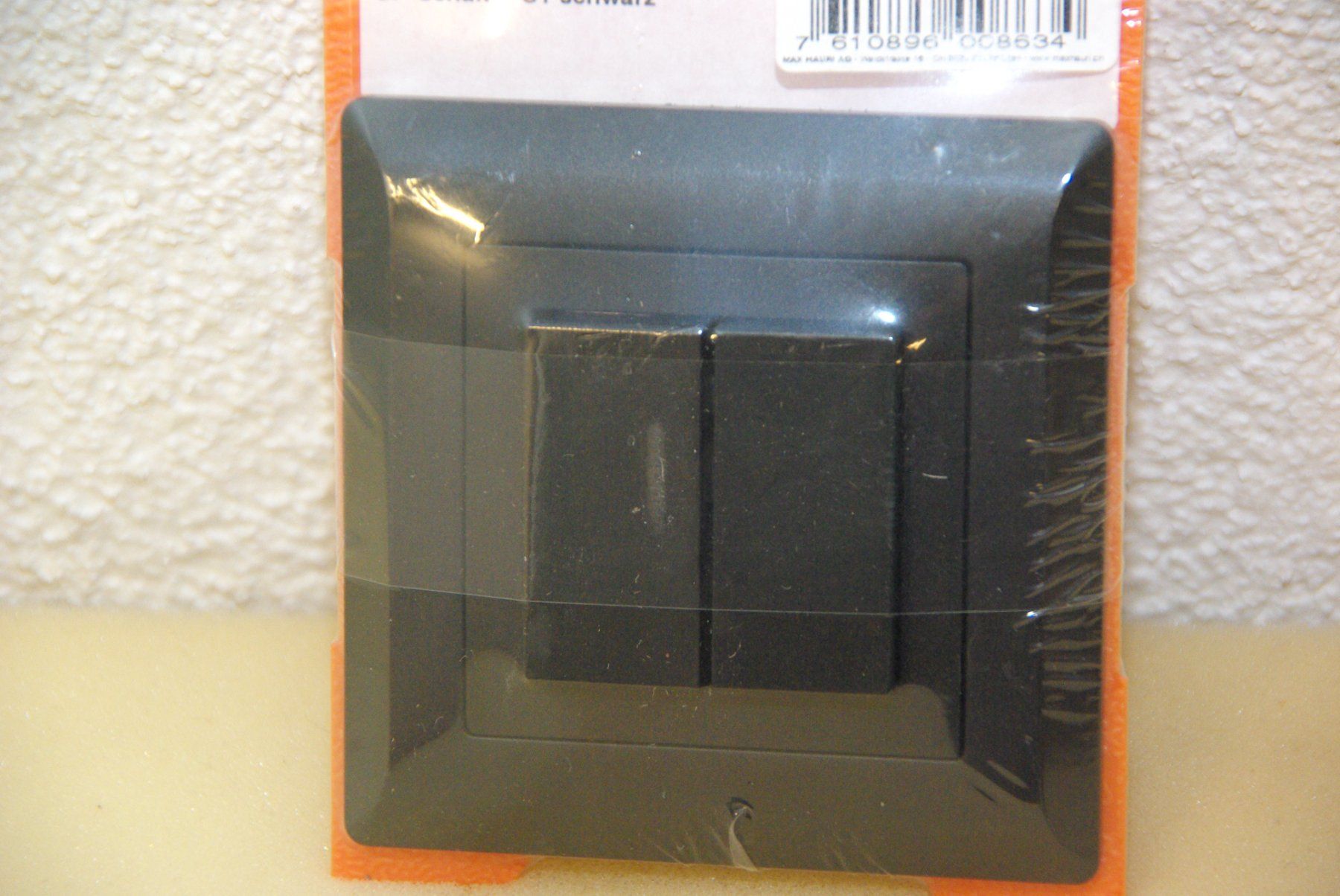 Hager Schalter: Hager Kallysto UP-Doppelschalter, schwarz – Neu und originalverpackt aus Herisau von Cevianer1844 1