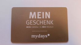 mydays Gutschein 99.00 CHF gültig bis 31.12.26