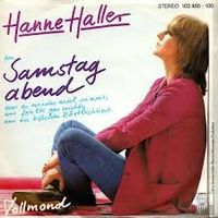 Hanne Haller - Am Samstagabend - Single Schallplatte Top!