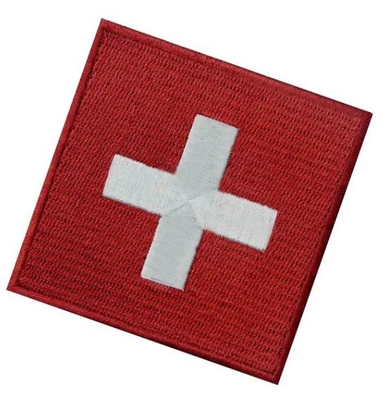 Placchette & Badge: ★Schweiz Flagge gestickt CH Patch★ – Nuovo e nell'imballaggio originale da Tägerwilen venduto da Swiss-Ricardo 2
