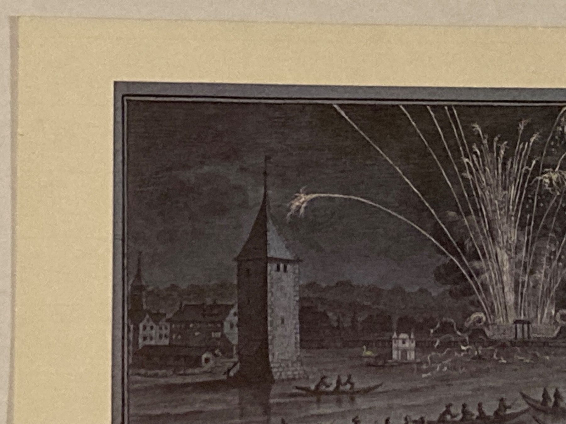 Dipinti: Feuerwek auf dem Bauschänzli Bild – Usato da Hirzel venduto da pjn_d7xp 2