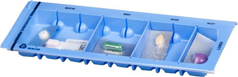 Contenitori & Simili: 3 Stück Wiegand M-Flex Pillenbox Pillendispenser Medikamente – Usato da Fischbach-Göslikon venduto da PitBullDoll 2