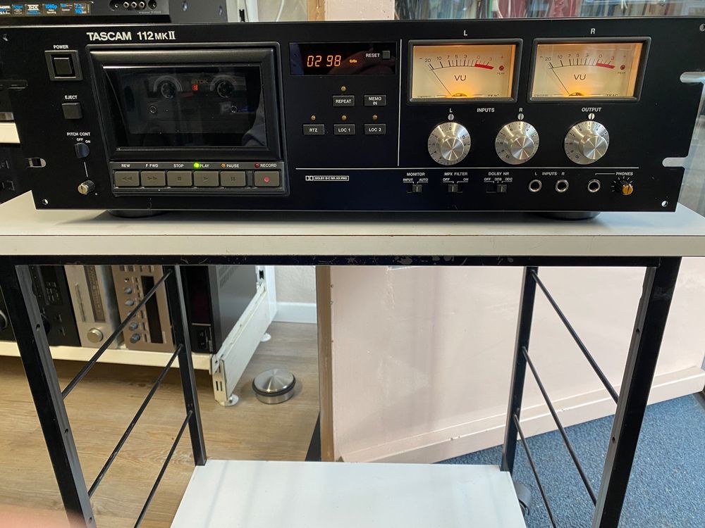 Platine Cassette TASCAM 112 MKII - Studio Hi-Fi - Occasion État Impeccable