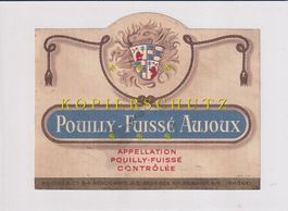 Etikette für Wein - Pouilly-Fuissé Aujoux /bd
