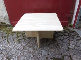 Stein Travertin Couchtisch Beistelltisch Vintage 1970er