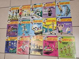 Lucky Luke Comic Hefte 15 Stueck Deutsche Erstausgabe