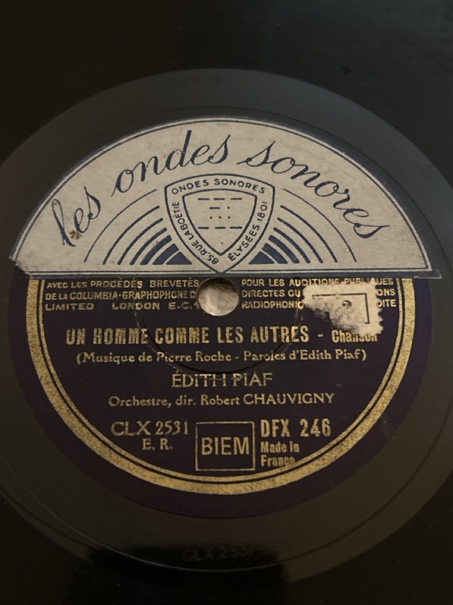 Schallplatten: 2 Schellackplatten Édith Piaf – Gebraucht aus Biel/Bienne von NitnelavV 3