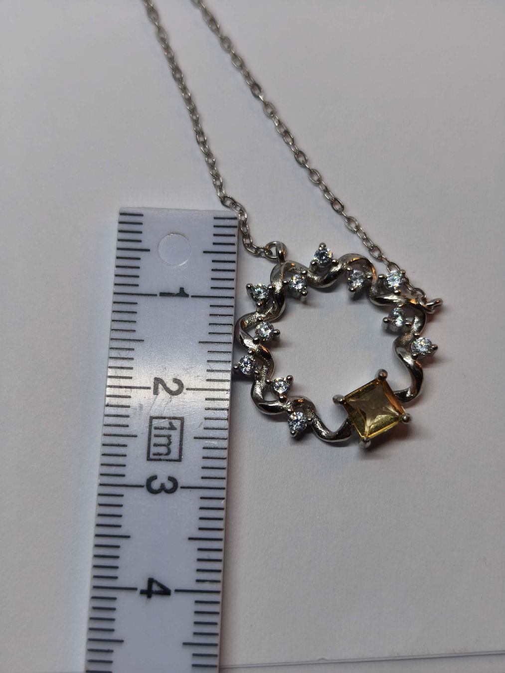 Catenine: Citrin Silberkette 925 kranz design – Nuovo (secondo la descrizione) da St. Gallen venduto da GIULESGG 7