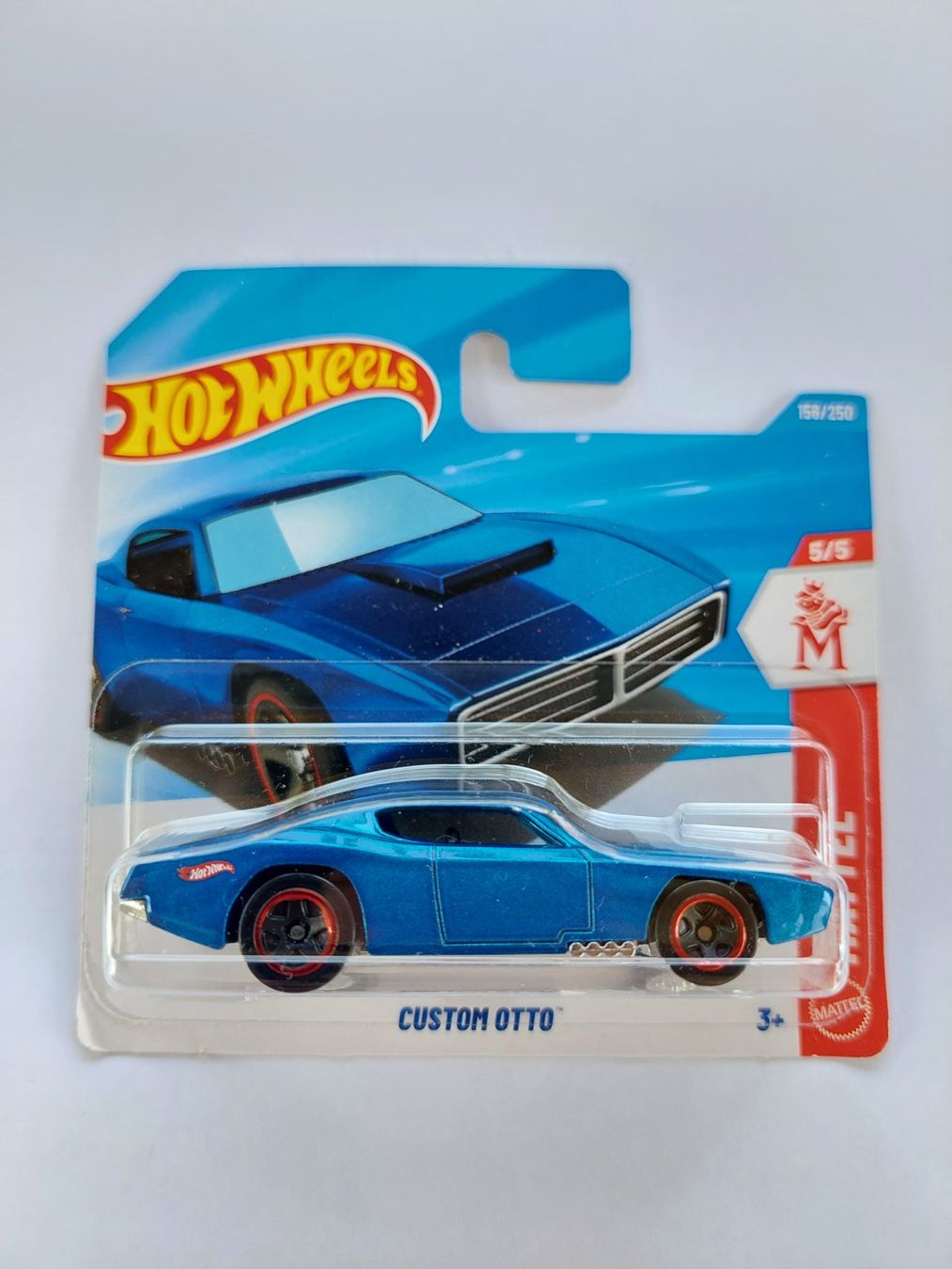 Hot Wheels Modellini d'auto: Hot Wheels Custom Otto blau – Nuovo e nell'imballaggio originale da Rüti ZH venduto da S_Like