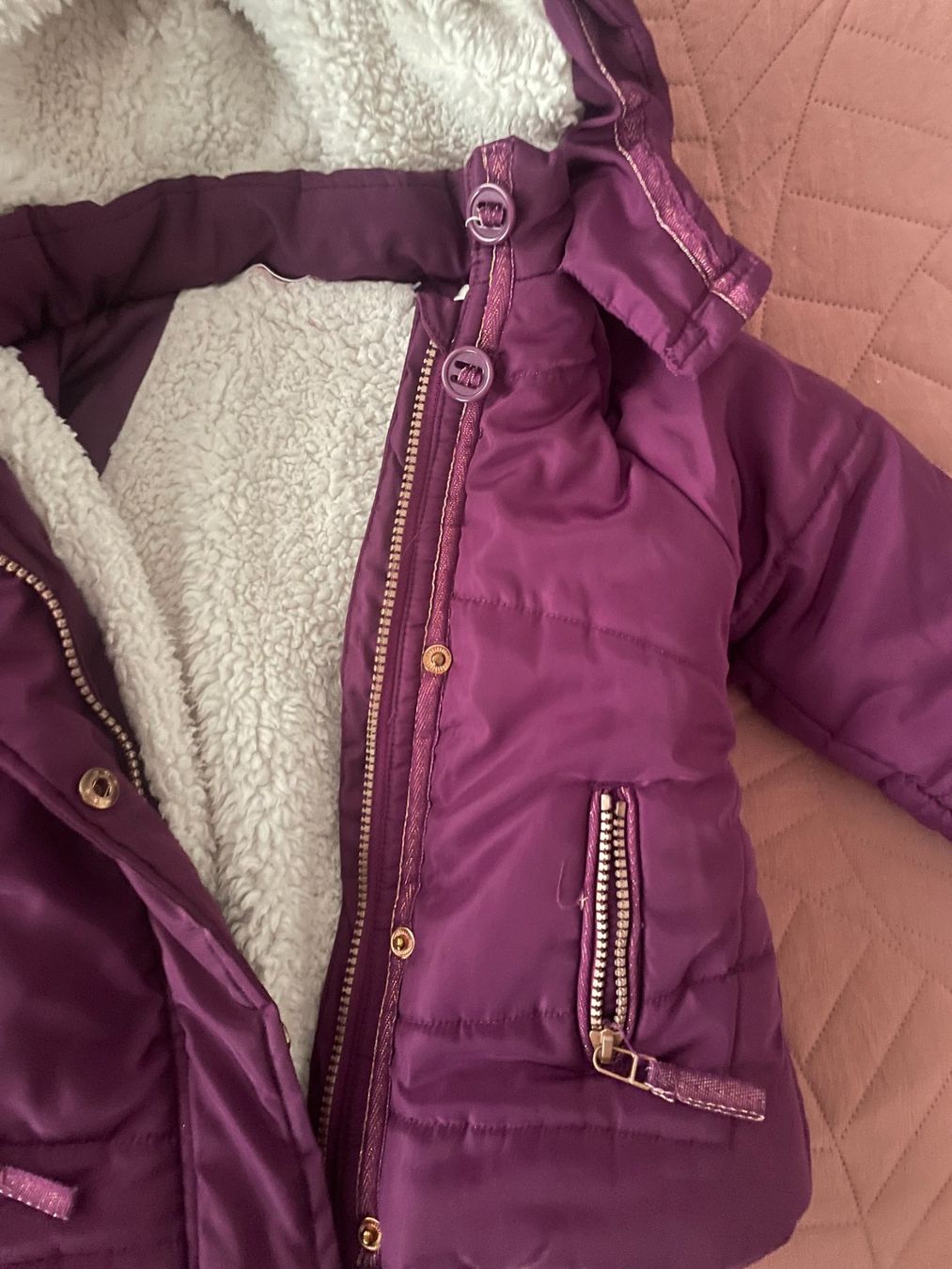 Giacche & Cappotti: warme, violette Mädchen Winterjacke – Nuovo (secondo la descrizione) da Schwyz venduto da chasemaxus88 1