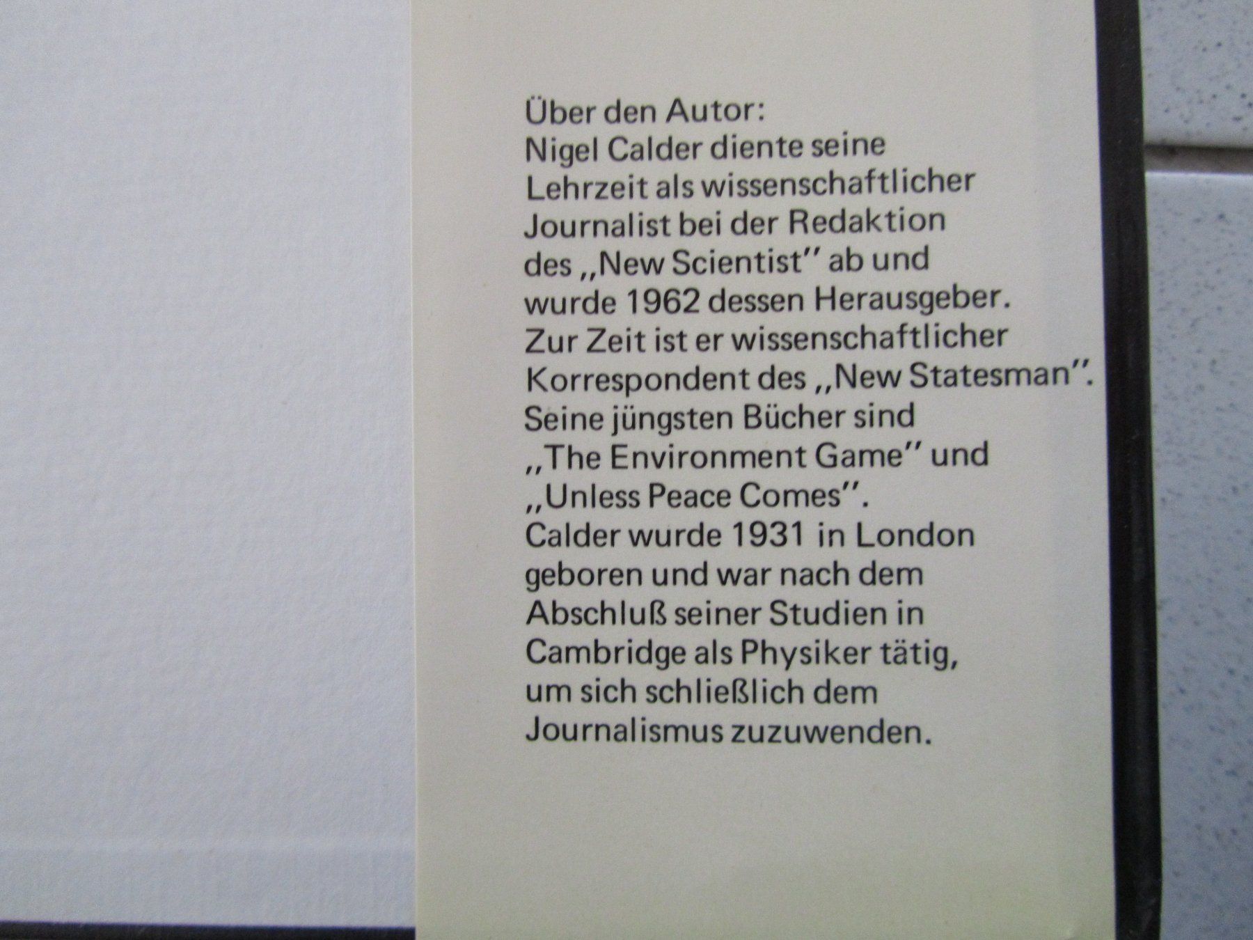 Libri: Das stürmische Universum, ein Hallwag Buch – Usato da Weiningen ZH venduto da dietsch57 9