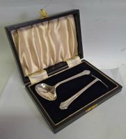 Silber 925 Sterling England Kinderbesteck Babybesteck 1947