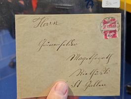 Brief mit Verscnitt 187.1.12  für nur 15.--