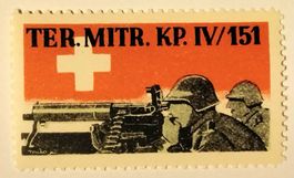 Soldatenmarke 2.WK, Territorial Mitr Kp IV/151, Wi Ter 265