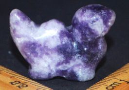 Deko - Heilstein N-839 – Dino – Lepidolith – 3x2cm