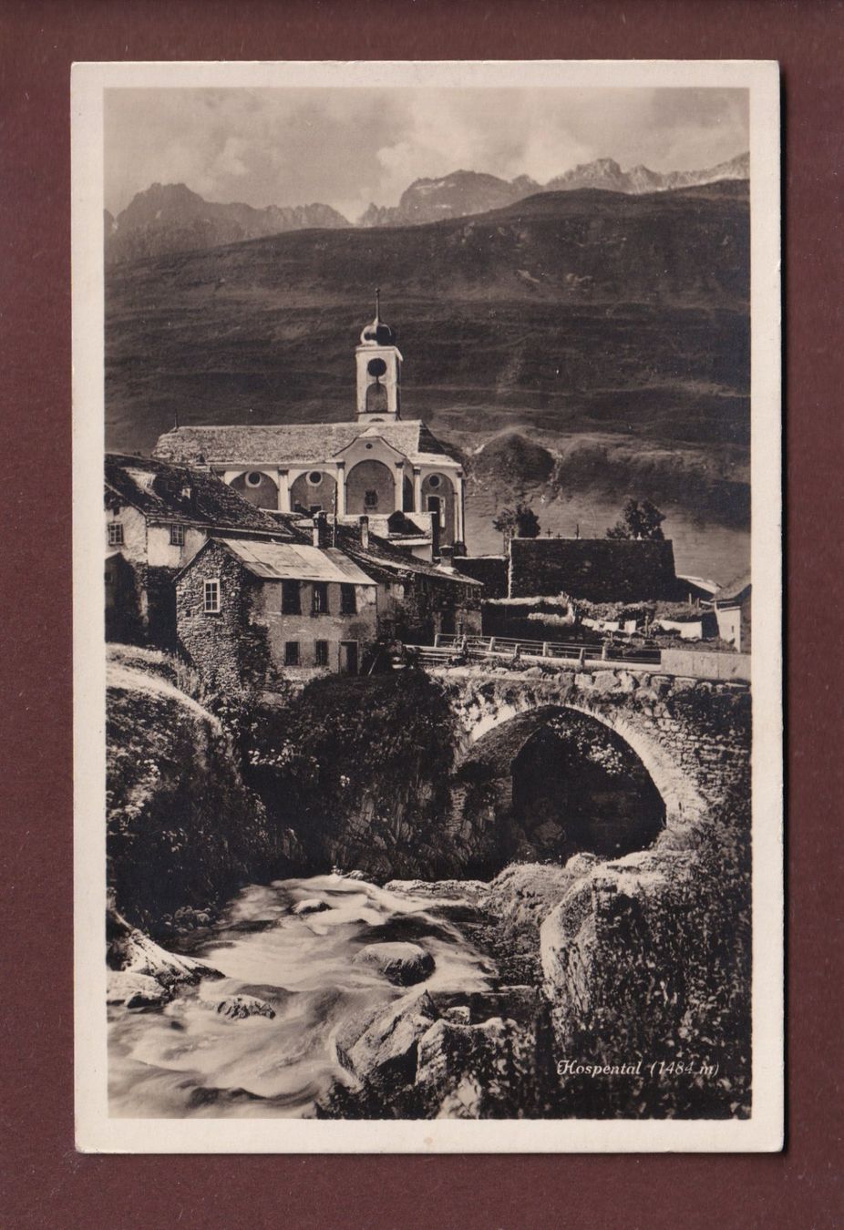 Cartoline postali: HOSPENTAL – Usato da Pully venduto da nicecards