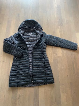 CMP Daunenmantel Wintermantel Schwarz Gr. M (D40/I46)