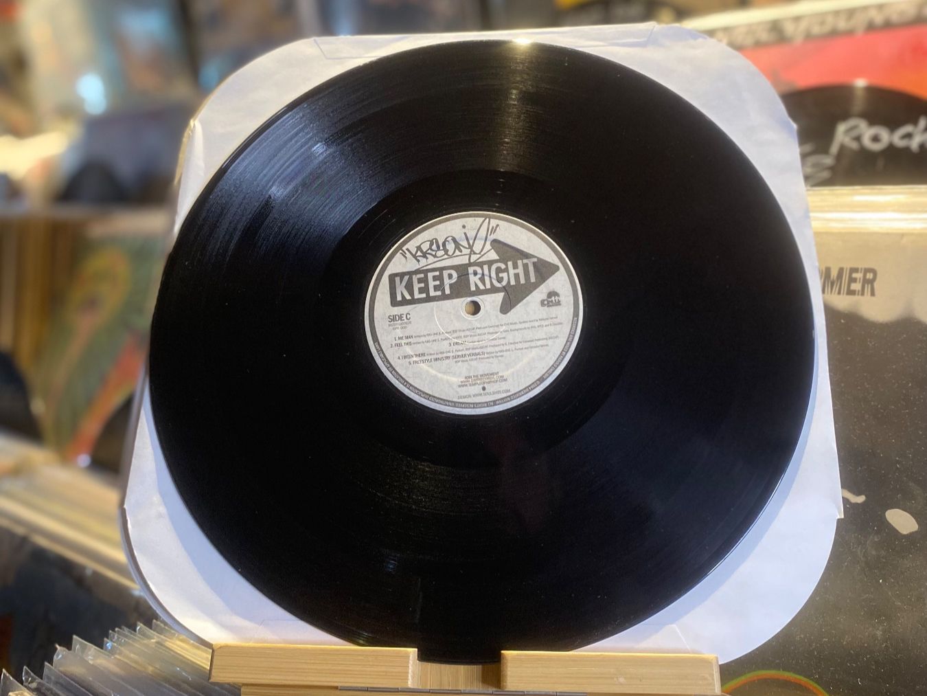 Dischi in vinile: KRS-ONE - KEEP RIGHT...OG US 2004...VG/VG++...LP – Usato da Gals venduto da Diskopatshop 3