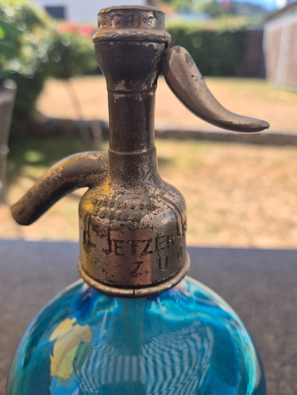 Flaschen: Syphon alte Glasflasche Jetzer-Schweizer Zug gem. Bilder – Gebraucht aus Oberuzwil von ceeg7 3