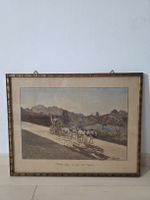 ​Nyon Saint-Cergue Dernier Voyage Martinet Vaud Gravure