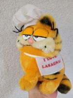 🟠 Knuffiger GARFIELD von 1978 "I LOVE LASAGNE"