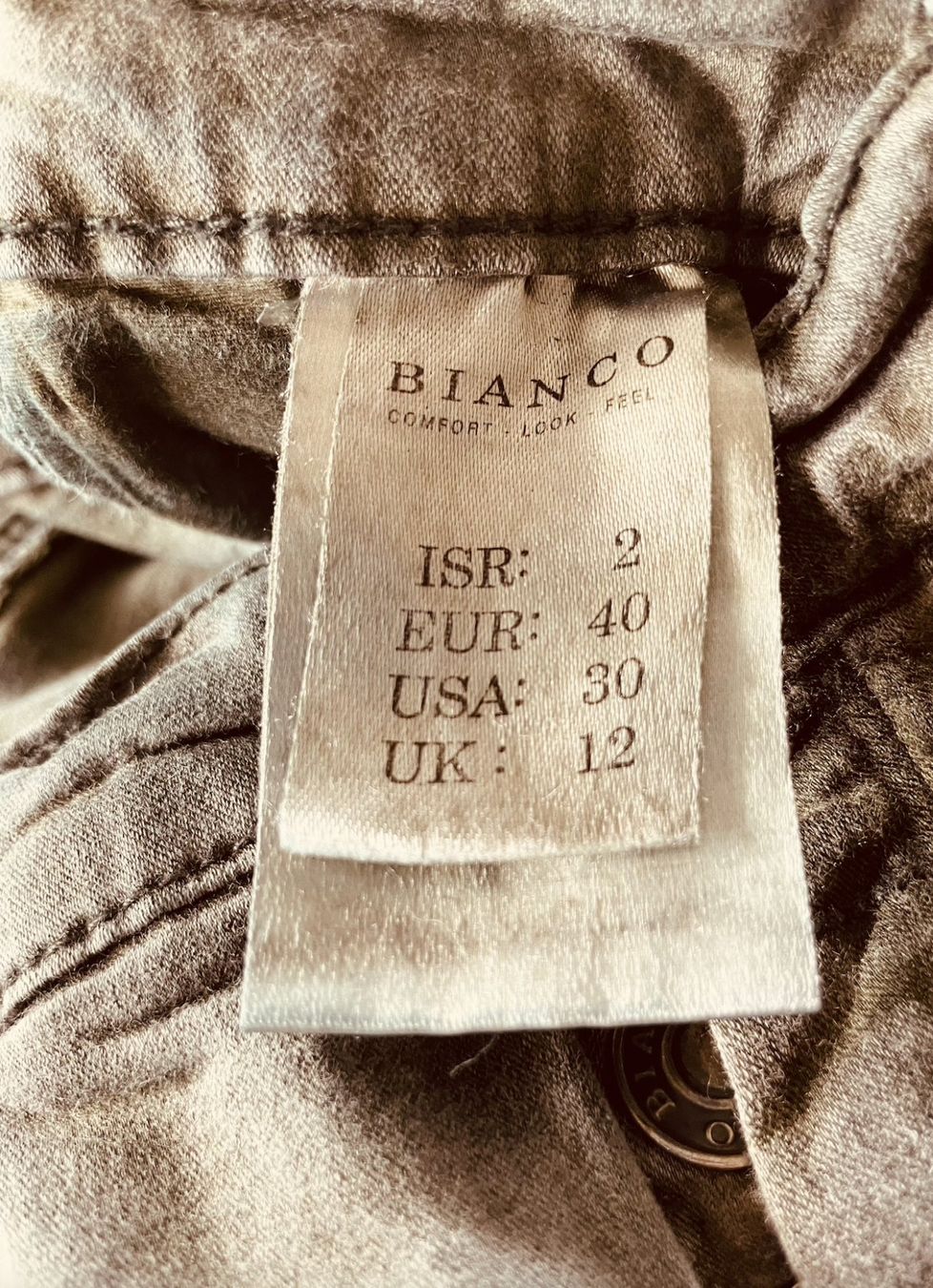 Nile Jeans: Pantalon-jeans BIANCO, taille 40 – Usato da Sugnens venduto da 555madison 4