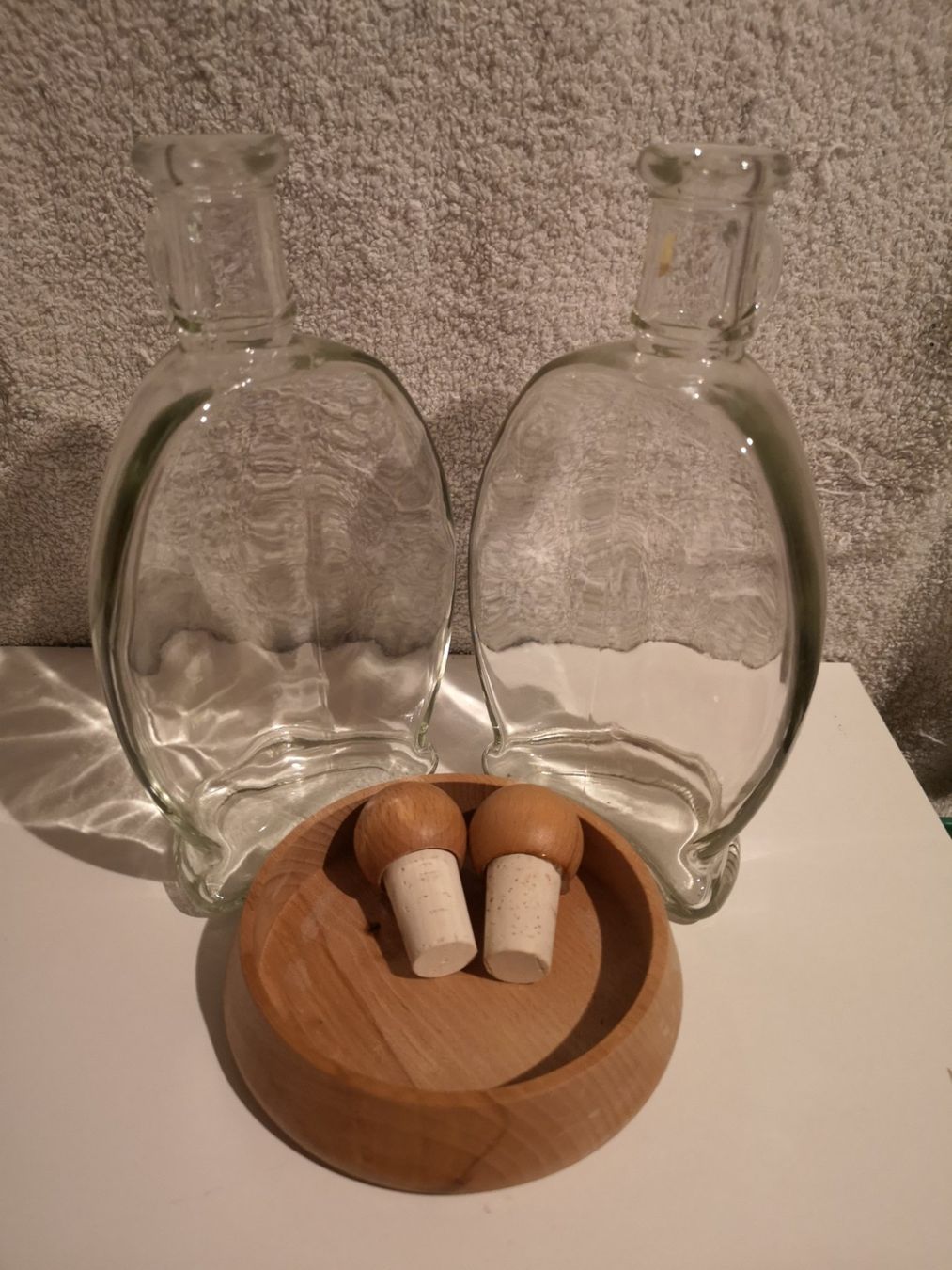 Caraffe: Essig und Oel -  Karaffe - Set – Usato da Steinmaur venduto da Teddybaer14 1